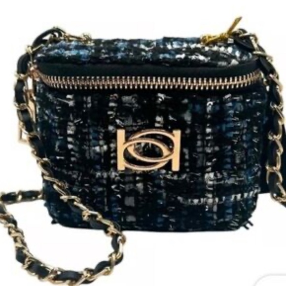BeBe Mini Kamala Tweed Crossbody Bag W/ Chain Strap | NWT | MSRP $59 - Picture 7 of 7